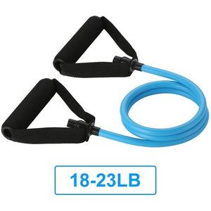 120cm Yoga Pull Rope Elastic Resistance Bands Fitness Crossfit Workout Exercise