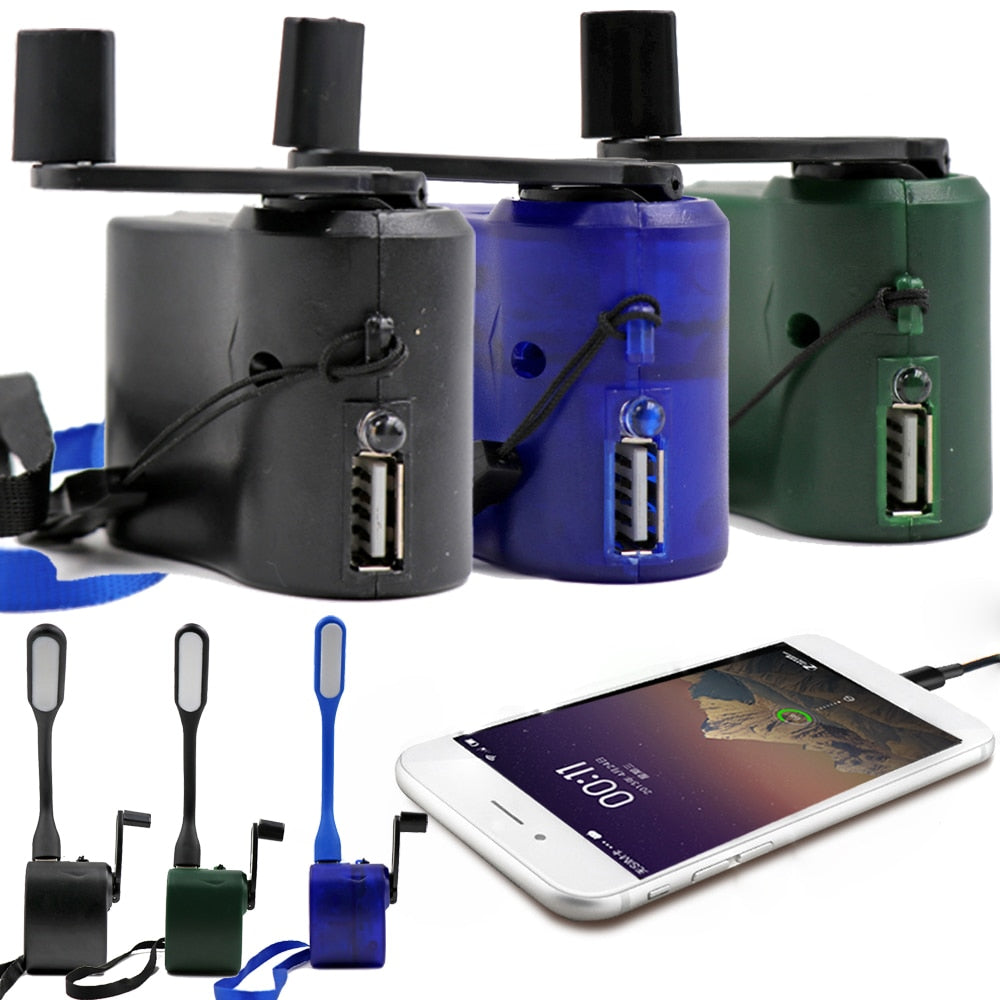 EDC USB Phone Emergency Charger For Camping Hiking