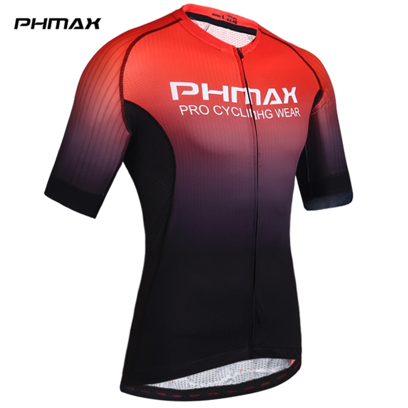 PHMAX Pro Cycling Jerseys Short Sleeve  Clothing MTB Bike