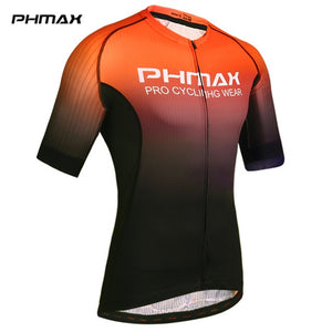 PHMAX Pro Cycling Jerseys Short Sleeve  Clothing MTB Bike