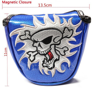 Magnetic  Closure Customized Golf Mallet Putter Covers Headcover Synthetic Leather Multi Style