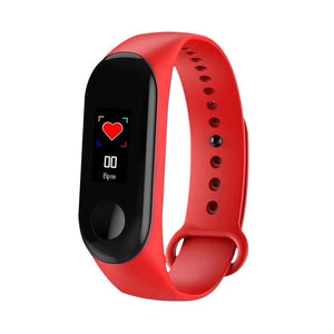 Pedometer Waterproof Running Sports Tracker Step M3 Heart Rate Monitor Counter