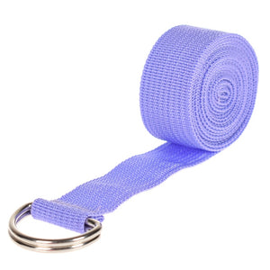 Hot Sale 1PC  Adjustable Belt Sport Yoga Stretch Strap D-Ring Belt Gym