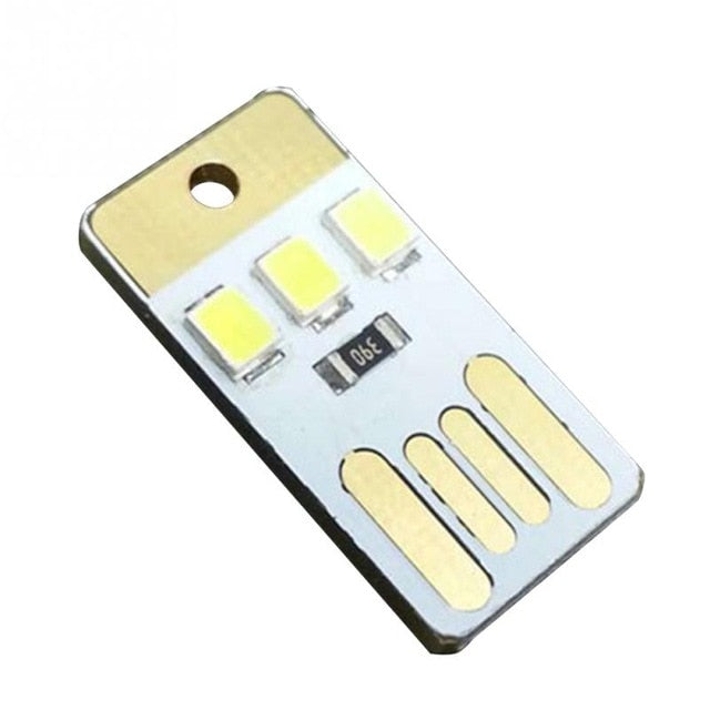 Outdoor Mini Slim Mobile USB LED Small Lights for Camping Night Walking Tent