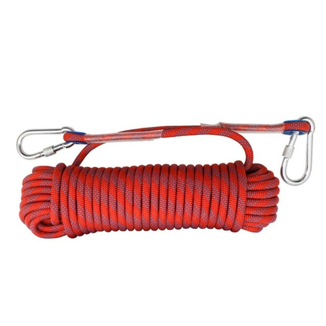 10-30m Outdoor Rock Climbing Rope Rock Climbing Equipment 10mm Diameter Emergency Paracord