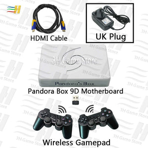 Pandora Box 9D 2500 in 1 motherboard  Wired Gamepad and Wireless/Usb connect joypad have 3D games Tekken