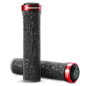 ROCKBROS Cycling Handlebar Rubber Anti-slip MTB Grips TPE Soft Shockproof