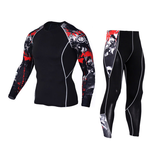 Winter Thermal Underwear Set Men's Sportswear