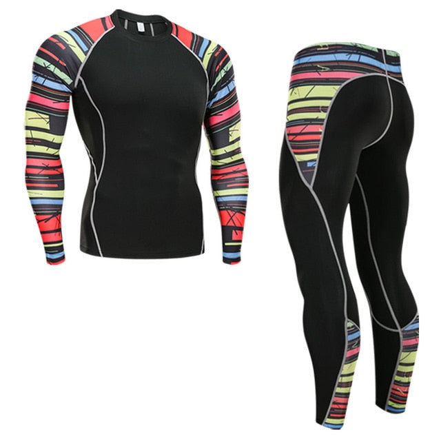 Winter Thermal Underwear Set Men's Sportswear