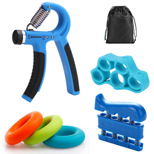 Hand Strengthener 10-40kg Adjustable Hand Grip Trainer Set Spring Fitness Finger Training