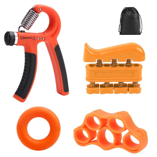 Hand Strengthener 10-40kg Adjustable Hand Grip Trainer Set Spring Fitness Finger Training