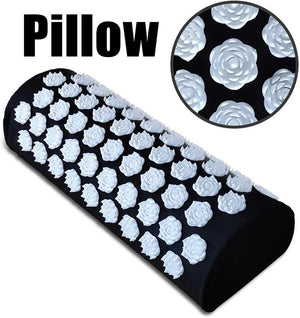 (Mat/Pillow 2 Choice) Yoga Spiky Mat Pillow Lotus Acupuncture Massage Mat Bed Pilates