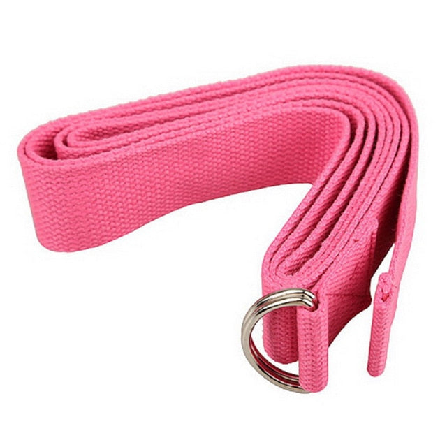 Fitness Yoga Belt Sport Exercise 2.5cm*185cm Adjustable