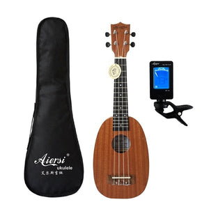 Aiersi brand 21 inch mahogany Soprano ukulele Hawaiian guitar