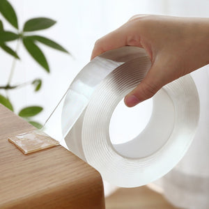 Transparent Magic Nano Tape Washable Reusable Double-Sided Tape Adhesive Nano