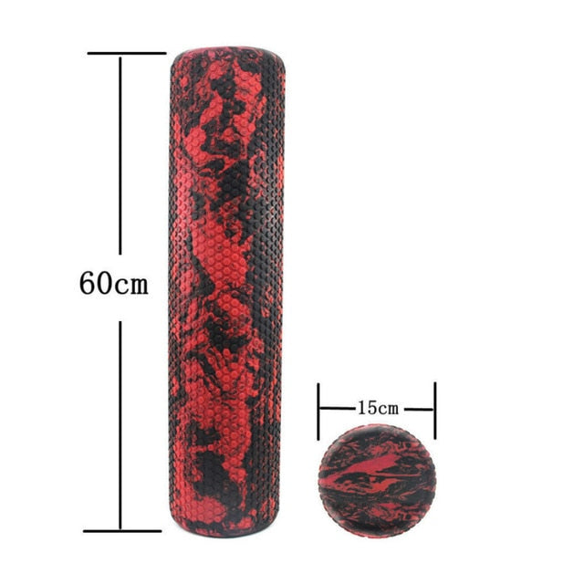 60/45cm Yoga Column Yoga Block Pilates Eva Foam Roller Massage Roller