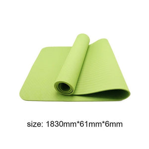 Winter TPE Non-slip Yoga Mats Tasteless Pilates Gym Exercise / Living Room Pads for Fitness Body Building