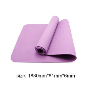 Winter TPE Non-slip Yoga Mats Tasteless Pilates Gym Exercise / Living Room Pads for Fitness Body Building