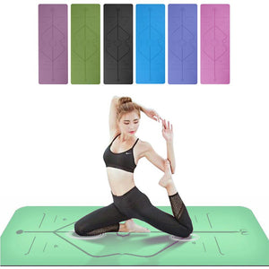 Winter TPE Non-slip Yoga Mats Tasteless Pilates Gym Exercise / Living Room Pads for Fitness Body Building