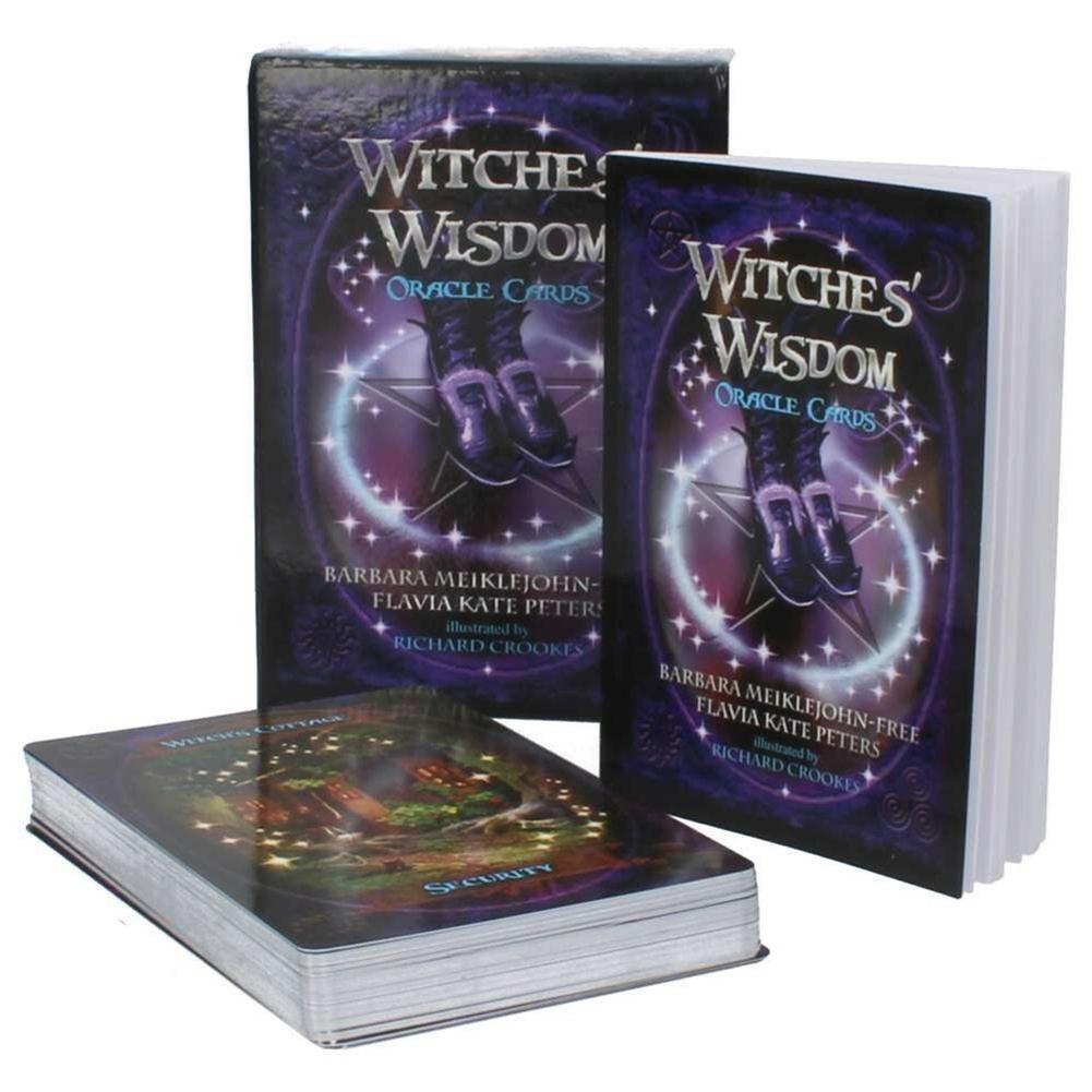 48Pcs/pack Witches Wisdom Oracle Cards English Stunning Mysterious Deck Witches Tarot Card Party Games