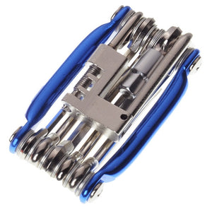 Bike Tools Bicycle Repairing Set 15 In 1 Bike Repair Tool Kit Wrench Screwdriver Chain Carbon steel