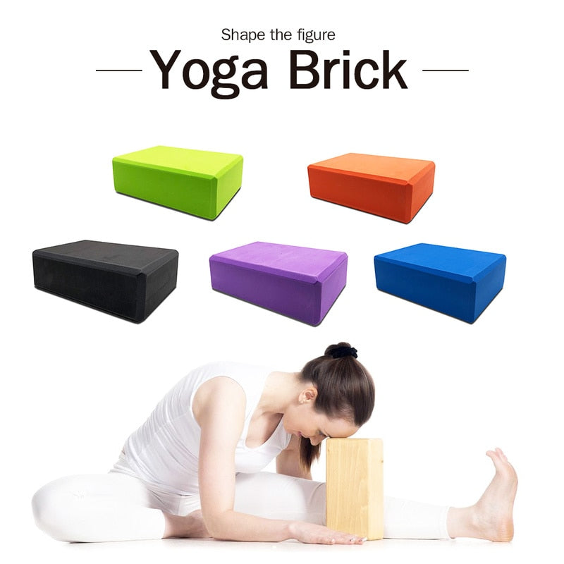 10Colors EVA Yoga Block Brick 120g Sports Exercise Gym Foam Workout Stretching