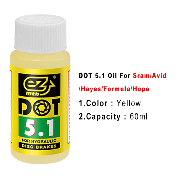 Hydraulic Disc Brake Mineral Oil For Magura/ Shimano/Tektro DOT 5.1 Oil For /Sram/Avid/Hayes/Formula/Hope