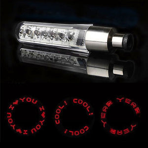 Waterproof Bike Wheel Lights Pattern Changing 7 LED