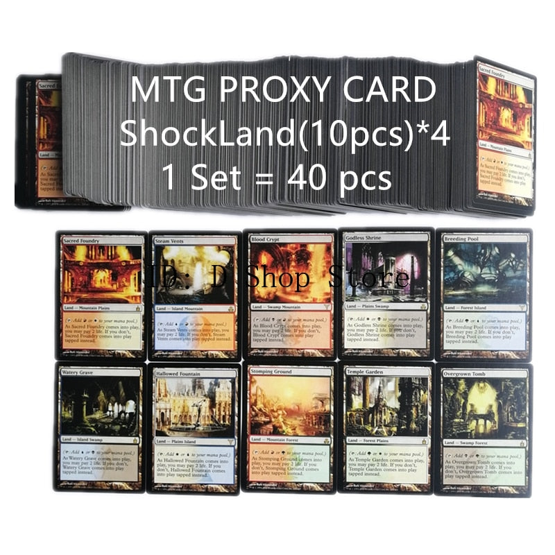 2019 Best selling DualLand(40pcs),P9(36pcs),FetchLand(40pcs),PROXY / MTG cards