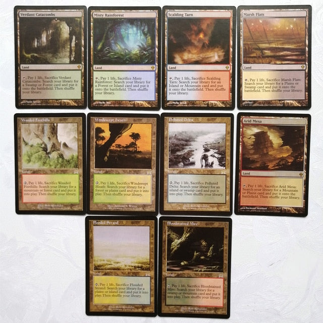 2019 Best selling DualLand(40pcs),P9(36pcs),FetchLand(40pcs),PROXY / MTG cards