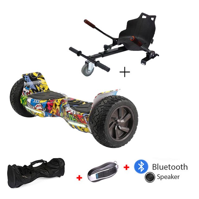 8.5 inch  Hummer hoverboard electric Gyroscope Self Balancing  Bluetooth Hover Board