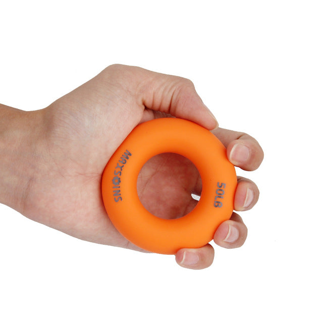 Silica Gel Portable Hand Grip Gripping Ring Carpal Expander Finger Trainer