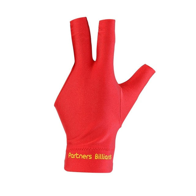 Snooker Billiard Glove Embroidery Billard Gloves Left Hand Three Finger Smooth