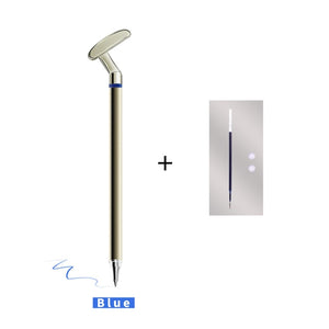 Metal Sign Pen Golf Club Pen Gift for Golfer Coworker Xmas Golf Pens Office Stationery Desktop Blue Red Black