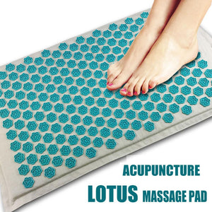 Mat Lotus Spike Acupressure Massager Relaxation Relief Stress Cushion Yoga Mat Relieve Body Stress Pain