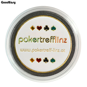 Metal Poker Card Guard Protector Poker Cards Metal Souvenir Poker Chips Dealer Coins