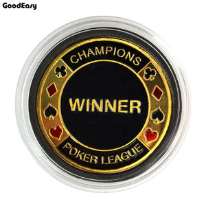 Metal Poker Card Guard Protector Poker Cards Metal Souvenir Poker Chips Dealer Coins