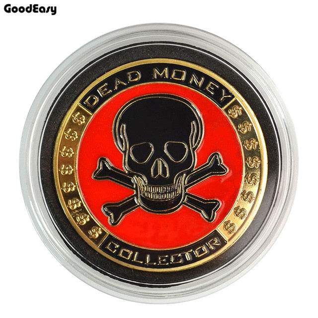 Metal Poker Card Guard Protector Poker Cards Metal Souvenir Poker Chips Dealer Coins