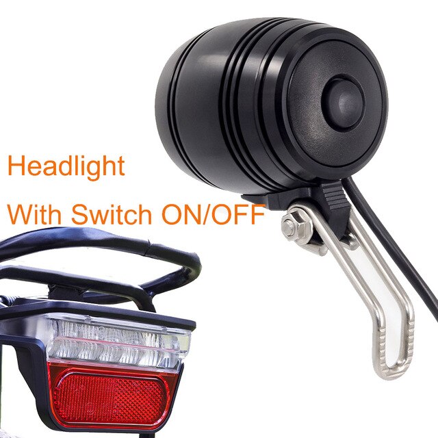 Onature powerful electric bike light set with ebike headlight and e bike rear light DC12V 36V 48V 60V 72V LED