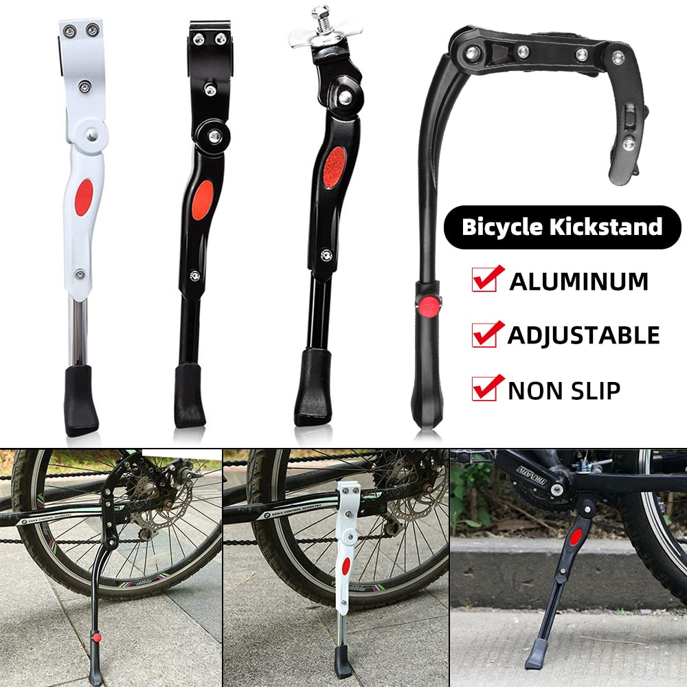 Vertvie Bike Support Side  Stand Adjustable Aluminum Bicycle  Parking Rack