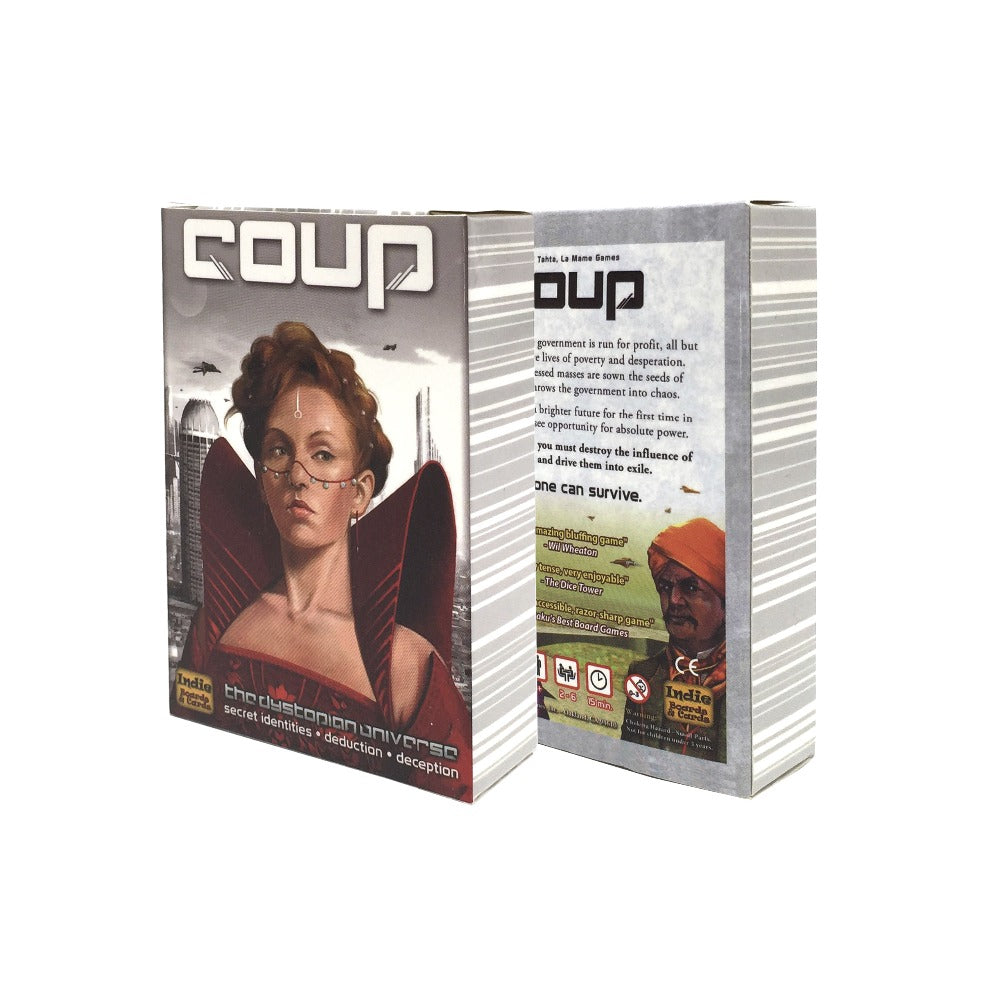 2019 high quality coup game Full English Version family board  cards game