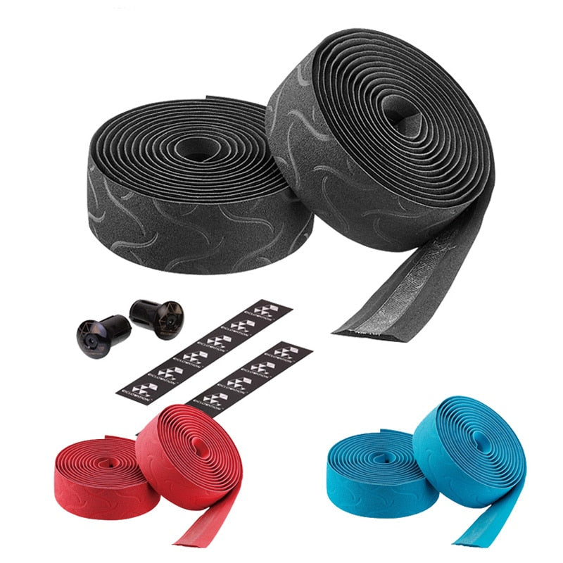 Ciclovation Road Bicycle Handlebar Tapes Basic Bar  with Suede Touch-Tire Pattern  Parts EVA with Organic Gel padded