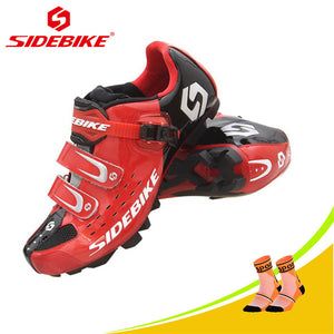 SIDEBIKE mountain bike cycling shoes sapatilha ciclismo mtb SPD pedals shoes self-locking