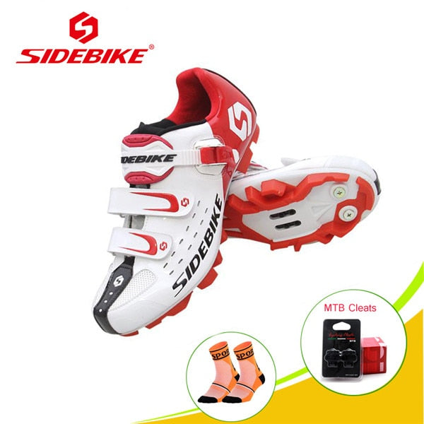 SIDEBIKE mountain bike cycling shoes sapatilha ciclismo mtb SPD pedals shoes self-locking