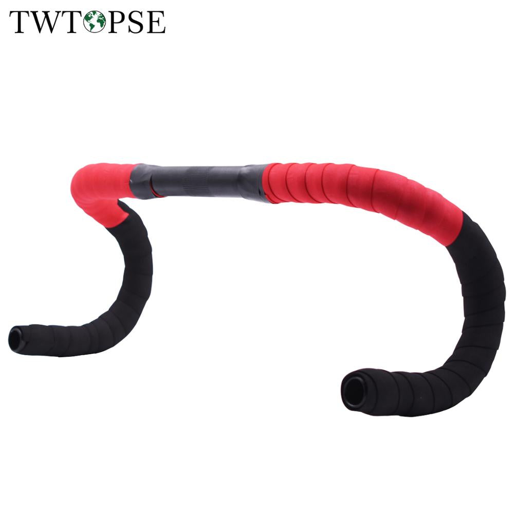 TWTOPSE 2 Colors Bike Bar Tape EVA Road Bicycle Handlebar Tape Fixed Gear