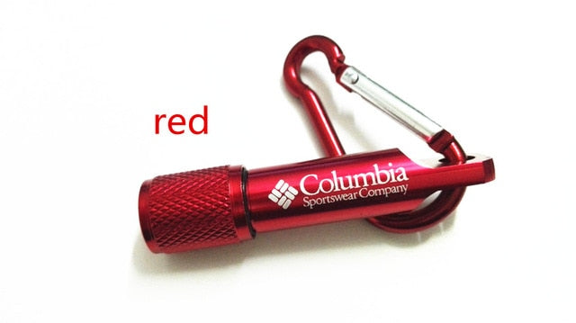 Free Shipping Colombia carabiner flashlight mini flashlight 20g #6026