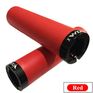 VXM Bicycle Grips MTB Silicone Single lock Handlebar Grips Anti-skid Shock-absorbing