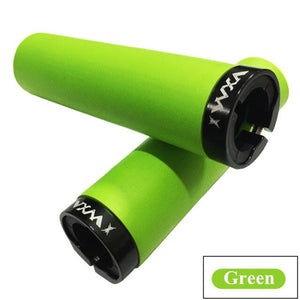 VXM Bicycle Grips MTB Silicone Single lock Handlebar Grips Anti-skid Shock-absorbing