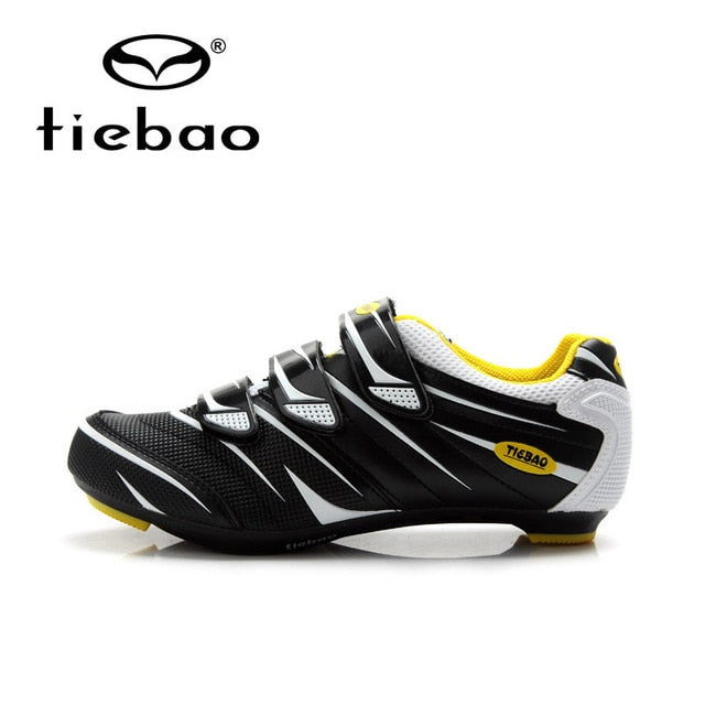 Tiebao Men Women Road Cycling Shoes Auto-lock Bicycle Sport/ Breathable  Athletic Sneakers