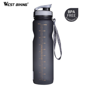 WEST BIKING 1000ML BPA FREE Bicycle Water Bottle